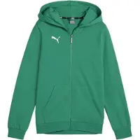 Puma teamGOAL Casuals Kapuzenjacke Kids Grün F05 || Größe 140