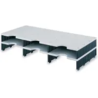 Styro Sortierstation styrodoc Standard, DIN C4, Polysytrol, Anbaueinheit, grau/schwarz