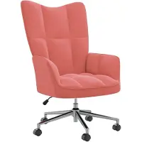 vidaXL Relaxsessel Rosa Samt