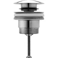 Duravit Push-open Ventil f WT mit Überlauf bronze gebürstet bronze gebürstet