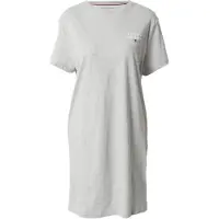 Tommy Hilfiger für Damen. UW0UW04526 Graues Nachthemd mit halben Ärmeln (L), Heimtextilien, Baumwolle, Kurzarm