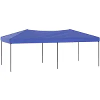 vidaXL Partyzelt Faltbar Blau 3x6 m