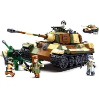 Sluban M38-B0980 - Army Battle of Budapest - Großer Deutsche Panzer 2in1