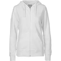 Neutral Damen Bio Kapuzen Sweatjacke O83301 white L