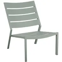 Brafab Gartensessel Delia von aus Aluminium, stapelbar, modern, hellgrün, für Outdoor