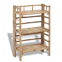 vidaXL 3-stufig Bambus Anlage Gestell
