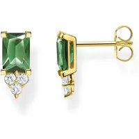 Thomas Sabo Ohrstecker Weisser Stein Gold