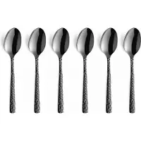 Amefa Teelöffel Felicity Hammered Black (6-teilig)