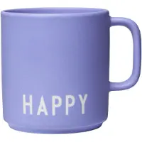 Design Letters Becher - Favourite - Lavendel m. Happy - - One Size - Becher