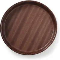 Hendi Serviertablett "Woodform" rund, hoher Rand