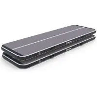 12Springs Airtrack set 12spring 300x100x10 cm Standard Schwarz/Grau