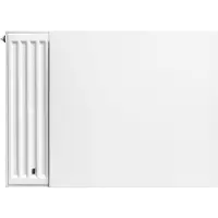 Belrad Heizkörper Verkleidung Planplatte magnetisch, weiß RAL 9016, glatte Front aus Edelstahl, einfache Montage für Rippenheizkörper (HxB) 300x2000