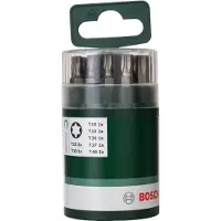 Bosch 10tlg. Schrauberbit-Set Standard für Innen-Torx-Schrauben (T)
