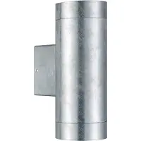 Enzo - Wandleuchte Tin - Silber - 7.5x20.5 cm