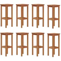 vidaXL Barhocker 8 Stk. Massivholz Akazie