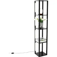 QAZQA Design Stehleuchte schwarz inkl. LED 3 Stufen dimmbar - Tianna