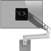 Humanscale M2.1 Monitor Wandhalterung gerade silber (M21HMSETB)
