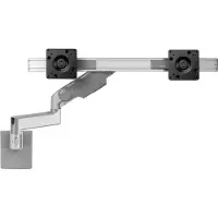 Humanscale M8.1 Dual Monitor Wandhalterung gerade silber (M81HMSE2S)