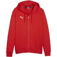 Puma Kapuzensweatjacke "TEAMGOAL CASUALS HOODED JACKET" mit Kapuze, für Fußball und Freizeit, mit Reißverschluss