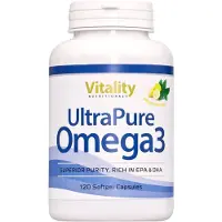 Vision Healthcare B.V. Ultrapure Omega 3 1000 mg mit 400 mg EPA + 300 mg DHA 120 St