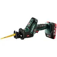 Metabo Akku-Säbelsäge SSE 18 LTX Compact (602266800); metaBOX 145; 18V 2x4Ah LiHD + ASC 55