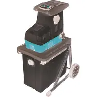 Ikra Elektro Walzenhäcksler Gartenhäcksler ILH 2800| 2800 W | Äste bis 44 mm | automatischer Asteinzug | Rücklauf | inkl. 60 L Fangbox & Stopfer