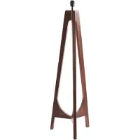 Light & Living - stehlampe - Troina - braun - holz - einzelne leuchte - E27 - 8216233