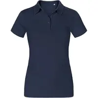 Promodoro Jersey Poloshirt Damen, Marineblau, L