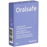 MEDintim Oral Safe Latexschutztuch geschmacksneutral 8 St Tücher