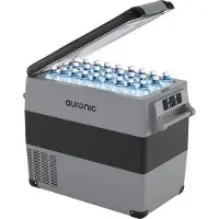 Auronic Electric Compressor Cooler - 49.5L - Autoladegerät 12V Steckdose 230V - Grau