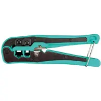 Velleman Crimp- und Schneidwerkzeug für modulare Steckverbinder 4p2c, 4p4c (rj10), 6p4c (rj11), 6p6c (rj12), 8p8c (rj45)