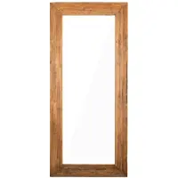 Benoa Wandspiegel Bridge 200cm aus recyceltem Teakholz - Braun