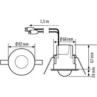ESYLUX Compact Express Bewegungsschalter (komplett) - EP10510045