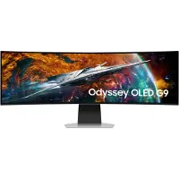 Samsung G95SC, 124,5 cm (49"), 5120 x 1440 Pixel, Dual QHD, OLED, 0,03 ms, Silber