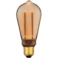Nordlux LED Lampe Filament Deco Retro E27 dimmbar 3,5W 1800K extra-warmweiss Gold 2080082758