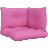 vidaXL Palettenkissen 3 Stk Rosa Oxford-Stoff 360876