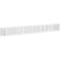 vidaXL Gabionen-Hochbeet Verzinktes Eisen 470x50x50 cm
