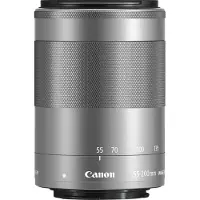 Canon EF-M 55-200mm F/4.5-6.3 IS STM Silber Gebrauchtware | Sehr leichte Gebrauchsspuren | 12 Monate Garantie
