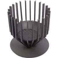 Pflanzen-Kölle Feuerkorb 'Irving Medium', schwarz, ca. Ø 43 x 44 cm