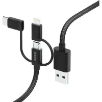 Hama 00201536, 1,5 m, USB A, USB C, USB 2.0, 0,48 Gbit/s, Schwarz