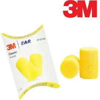 3M E-A-R Classic Small Gehörschutzstöpsel, Kissenpackung, gelb, SNR = 29 dB, AM01000