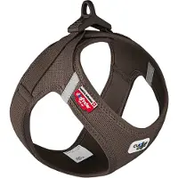 Curli Vest Harness Clasp Air-Mesh - Braun - XXXS