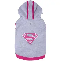 Superman Hundepulli XS Grau