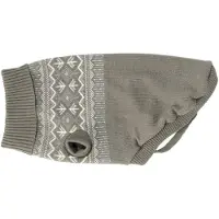 Dogman Strickpullover für Hunde Iselin Grau 20cm