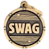 My Family MyFa tegn bronx, SWAG, lille, guld