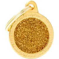My Family Shine Small Circle Glitter Haustiermarke