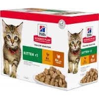 Hill's Pet Nutrition Science Plan Healthy Development Kittenfutter - Frischebeutel - Geflügel - 12 x 85 g