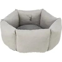 Trixie Hundebett Leni Soft Edition Web-Velours gesteppt Ø 55 cm, abnehmbarer Bezug