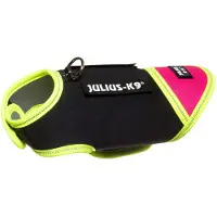Julius-K9 Hundemantel Neopren schwarz/pink, Größe: Baby 1