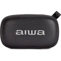 Aiwa BS-110BL, 2.0 Kanäle, 5 W, Verkabelt & Kabellos, Tragbarer Stereo-Lautsprecher, Blau, Schwarz, Tasten